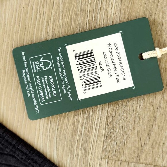 Tentree Women's Eco-Friendly Tank Crop Top, NWT - Picture 4 of 4